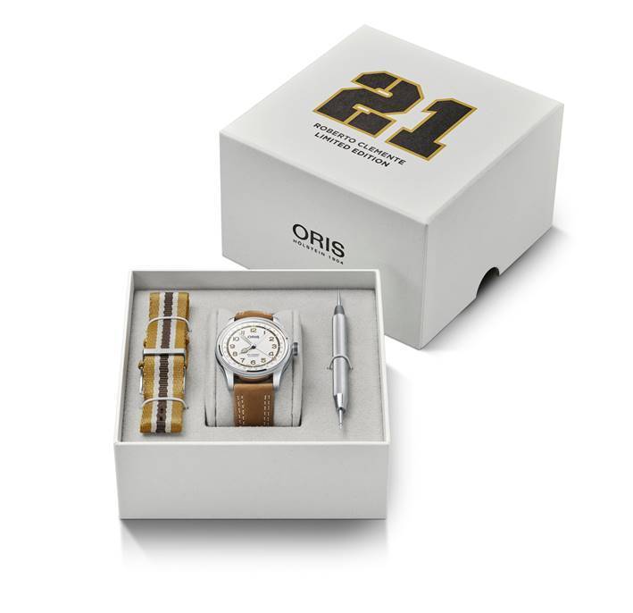Imagem da notícia: Oris apresenta relógio Roberto Clemente Limited Edition